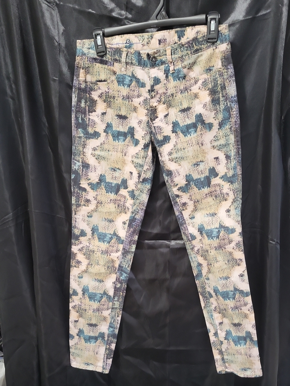 Madewell skinny-skinny ankle snakeskin-print jeans Size 26
